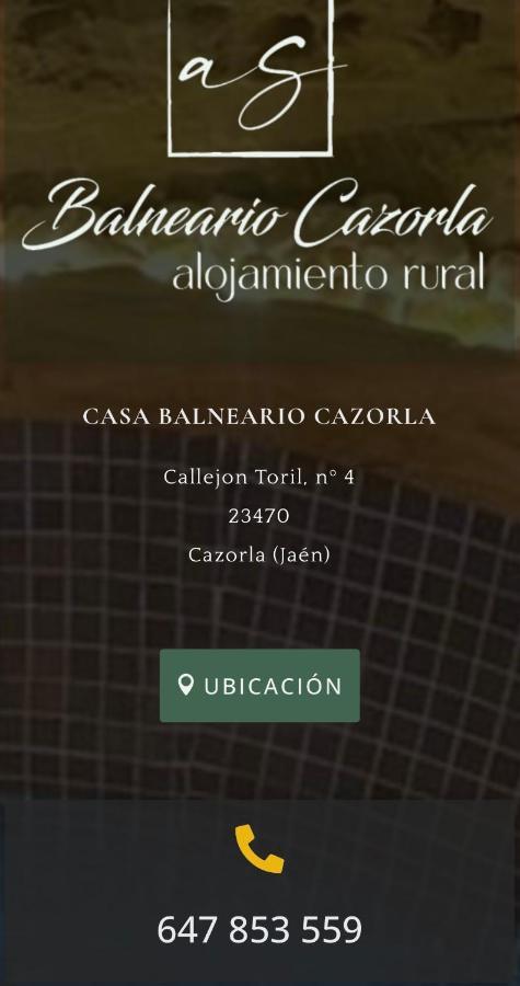 Villa Casa Balneario Cazorla Exterior foto